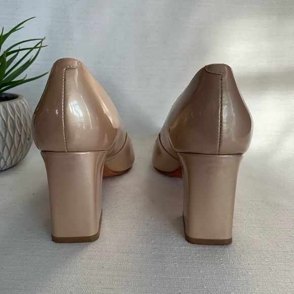 Marc Fisher LTD Zala Simmery Patent Learns Block Heel Dress Pumps Woman’s 7.5M - Picture 10 of 12